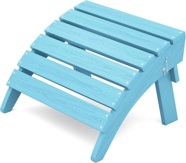 KINGYES Folding Adirondack Ottoman for Adirondack Chair